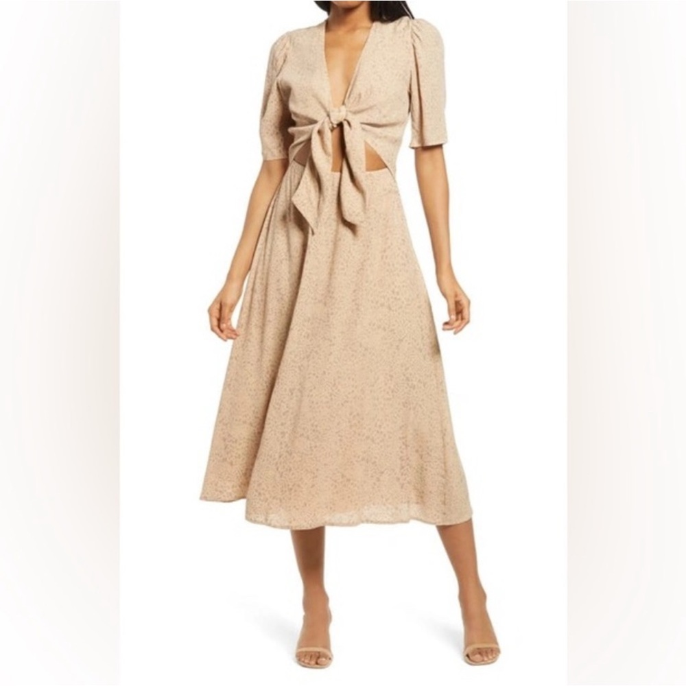 Wayf Rosalind Cheetah Dress